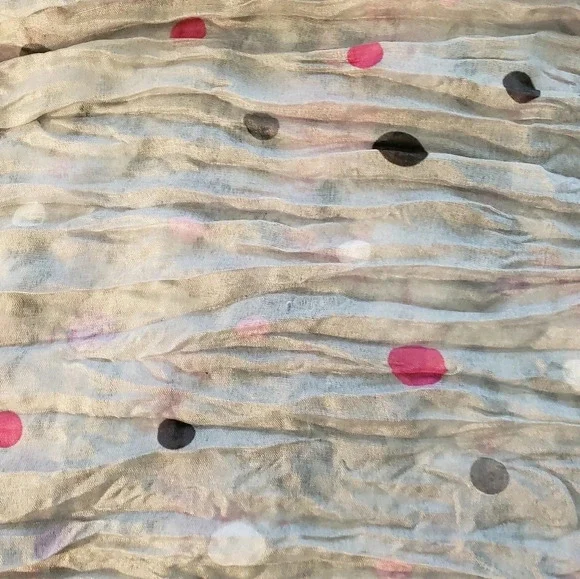 Rapti Fashion Grey/Pink Floral Infinity Scarf - Picture 7 of 9